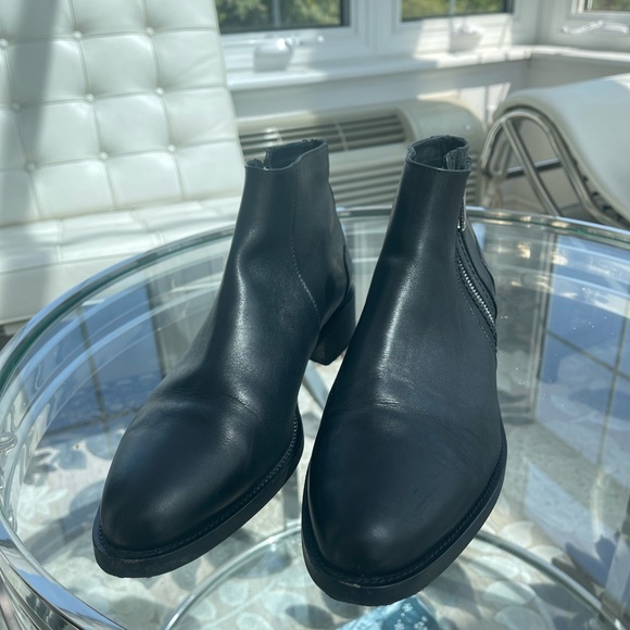 Aquatalia Black Leather Chelsea Boot, EUC - Picture 2 of 8